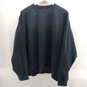 Vintage Y2K 2000s Starter XL Heavyweight Black Blank Crewneck Sweatshirt Pro80